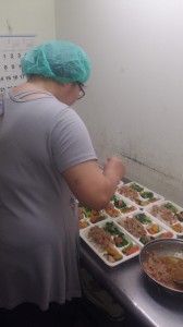 協會學員的職業訓練,培養廚師技能及便當製作。